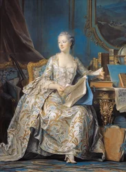 Jeanne Poisson (1721-64), de markiezin de Pompadour, 1755
